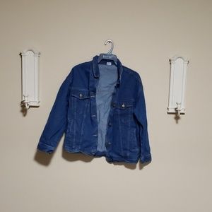 SHAREWIN DENIM JEAN JACKET SZ L